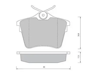Тормозные колодки STARLINE BD S419