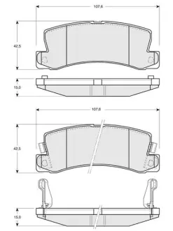 Тормозные колодки STARLINE BD S425