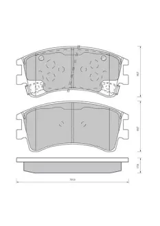 Тормозные колодки STARLINE BD S431