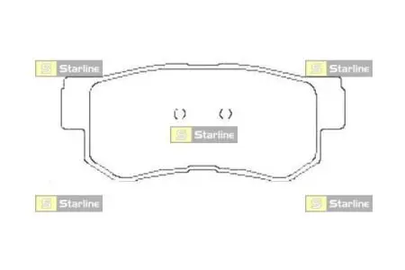 Гальмівні колодки STARLINE BD S441