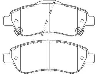 Тормозные колодки STARLINE BD S455