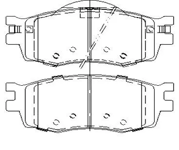 Тормозные колодки STARLINE BD S457