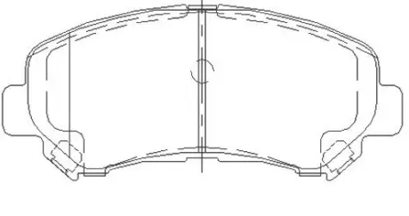 Тормозные колодки STARLINE BD S502
