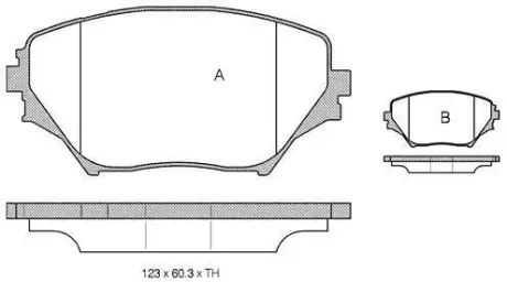 Гальмівні колодки STARLINE BD S832P