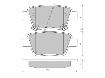 Тормозные колодки STARLINE BD S834P