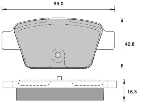 Гальмівні колодки STARLINE BD S836P