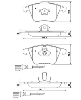 Гальмівні колодки STARLINE BD S837P
