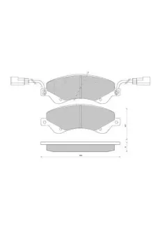 Тормозные колодки STARLINE BD S849P