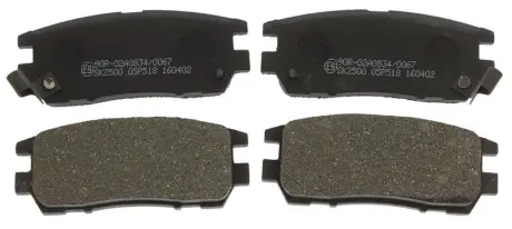 Гальмівні колодки STARLINE BD S878