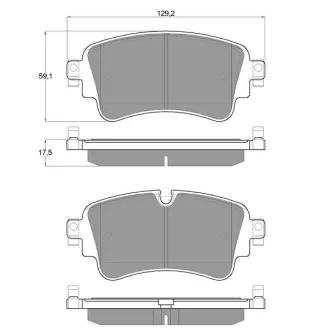 Гальмівні колодки Starline BD S998