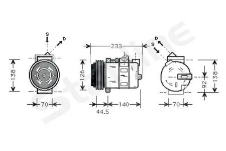 Компресори кондиціонерів STARLINE DK STK0189