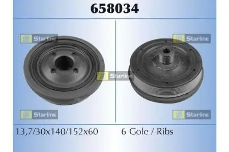 Шків ременя STARLINE RS 658034