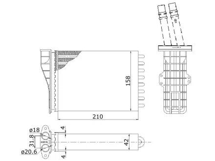 Радіатор опалення Starline RTA6249
