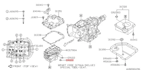 Ущльнювач Subaru 806912200