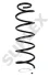 RENAULT пружина задня L=430mm Laguna II 01- (білий) SUPLEX 27133 (фото 1)