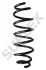 TESLA Пружина передня L=397 mm для ТЗ зі стандартною ходовою частиною (ємність тягової акумуляторної батареї: 75 кВт·год) MODEL 3 (5YJ3) EV 17- SUPLEX 49009 (фото 1)