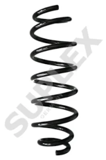 TESLA Пружина передня L=397 mm для ТЗ зі стандартною ходовою частиною (ємність тягової акумуляторної батареї: 75 кВт·год) MODEL 3 (5YJ3) EV 17- SUPLEX 49009