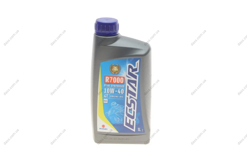 Олива 10W40 Ecstar R7000 (1L) 4T MA (API SM) Suzuki 99000-22B57B001 (фото 1)