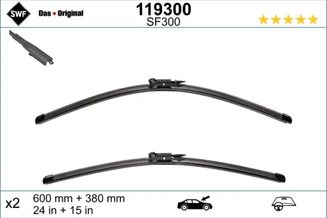 Щітка склоочисника SWF (Valeo) 119300
