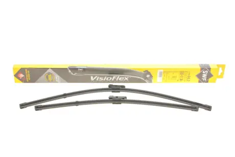 Щітка склоочисника безкаркасна передн із спойлером (2шт) Visioflex 630/500мм VOLVO S90 II, V90 II, XC90 II ALFA ROMEO TONALE AUDI A6 ALLROAD C8, A6 C8, A7, A8 D5, E-TRON, E-TRON GT, Q3, Q5 09.14- SWF (Valeo) 119462