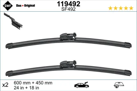 Щітка склоочисника SWF (Valeo) 119492
