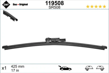 Склоочисник SWF (Valeo) 119508