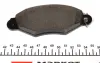 Комплект гальмівних колодок передн, CITROEN C25, XSARA FIAT DUCATO, TALENTO PEUGEOT 206, J5 RENAULT KANGOO 1.0-2.5D 09.81-02.07 TEXTAR 2198004 (фото 4)