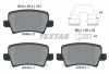Комплект гальмівних колодок задн, HONDA CIVIC VIII 1.4-2.2D 09.05-01.12 Textar 2408601 (фото 1)