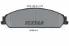 Колодки гальмівні (передні) Dodge Charger/Challenger/Chrysler 300 C 04- TEXTAR 2416401 (фото 1)