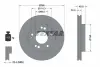Диск гальмівний передн Лів/Прав DODGE AVENGER, STRATUS MITSUBISHI ECLIPSE, ECLIPSE I, ECLIPSE II, ECLIPSE III, GALANT VIII 2.0-3.0 04.91- TEXTAR 92063000 (фото 1)