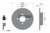 Диск гальмівний задн Лів/Прав (без маточини) SEAT AROSA, CORDOBA, CORDOBA VARIO, IBIZA II VW LUPO I, POLO, POLO III, POLO III CLASSIC 1.0-1.9D 02.93-07.05 TEXTAR 92098203 (фото 1)