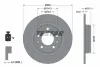 Диск гальмівний (задній) Mazda 6 02-13/626 98-02/323 F/S 98-04 (280x10) PRO TEXTAR 92125603 (фото 1)