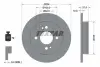 Диск гальмівний задн Лів/Прав KIA PICANTO I, PICANTO II, PICANTO III 1.0-1.2 04.04- TEXTAR 92147200 (фото 1)