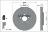 Диск гальмівний (передній) Hyundai Tucson 20-/Kia Sportage V 21- (325x30) PRO TEXTAR 92337103 (фото 2)