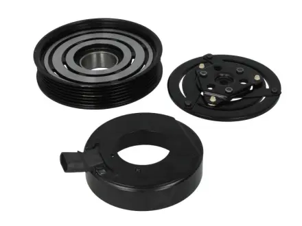 Муфта компресора кондиціонера (DELPHI CVC 6PK 125мм) NISSAN ALMERA II, QASHQAI I RENAULT GRAND SCENIC II, MEGANE I, MEGANE I CLASSIC, MEGANE I COACH, MEGANE II, MEGANE SCÉNIC 1.4-2.0 04.98- THERMOTEC KTT040051