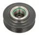 Муфта компресора кондиціонера (DENSO 6SEU14C 6PK 105мм) MERCEDES CLC (CL203) AUDI A4 ALLROAD B8, A4 B6, A4 B7, A4 B8, A5, A6 C6, Q5 SEAT EXEO, EXEO ST 1.6-2.1D 07.02-05.17 THERMOTEC KTT040111 (фото 1)