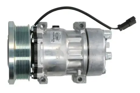 Компресор кондиціонера (R134a) CASE CATERPILLAR FORD CATERPILLAR TH220B CHALLENGER MT 745D, MT 755D, MT 765D, MT 845E, MT 855E, MT 865 C, MT 865E CLAAS 4000, 4500, 5000 THERMOTEC KTT090154