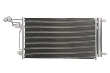 Конденсатор кондиціонера (з осушувачем) AUDI A1 SEAT IBIZA IV, IBIZA IV SC, IBIZA IV ST, TOLEDO IV SKODA FABIA II, FABIA III, RAPID, ROOMSTER, ROOMSTER PRAKTIK VW POLO, POLO V 1.0-2.0D 09.06-12.22 THERMOTEC KTT110042