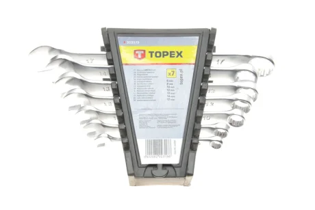 Набір ключів ріжково-накидних 6-17 мм 7 од. Topex 35D379