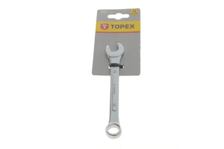 Ключ ріжково-накидний 12 мм L-140 мм Topex 35D384