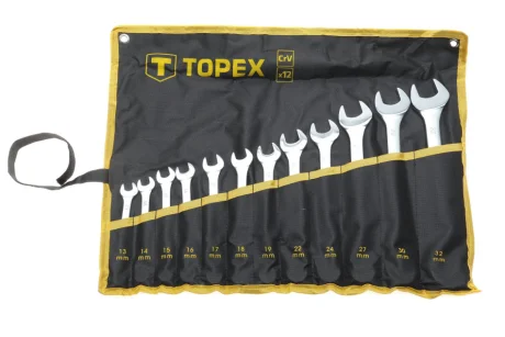 Набір ключів ріжково-накидних 13-32 мм 12 од. Topex 35D758