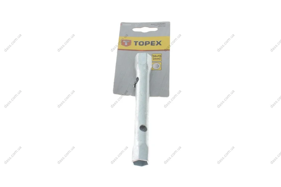 Ключ торцевий трубчастий 14x15 мм L-135 мм Topex 35D934 (фото 1)