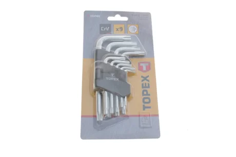 Набір ключів Г-под. Torx T10-T50 Topex 35D960