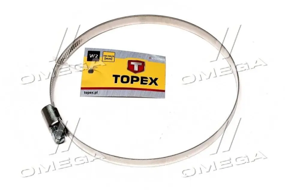 Хомут черв'ячний Ø110-130x9 мм Topex 37D515 (фото 1)
