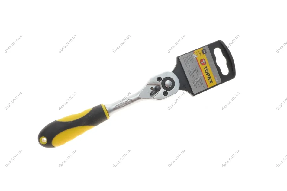 Тріскачка 1/4" 45 зубців 150 мм Topex 38D501 (фото 1)