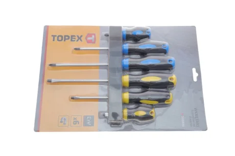 Набір викруток SL, PH 6 од. Topex 39D886