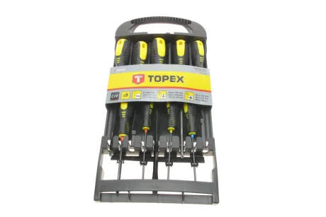 Викрутки, набір 9 шт Topex 39D930