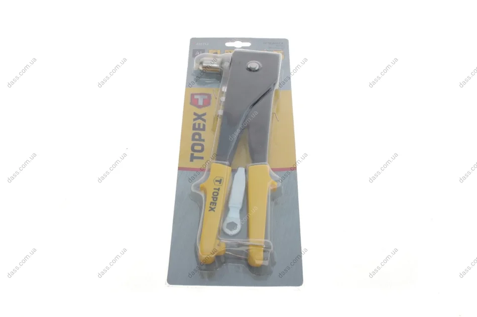 Заклепник для заклепок алюмінієвих (d=2.4/3.2/4.0/4.8mm) (2 позиції) Topex 43E712 (фото 1)