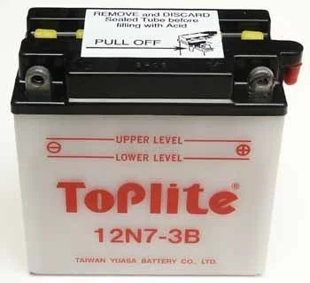 Мотоакумулятор TOPLITE 12N7-3B
