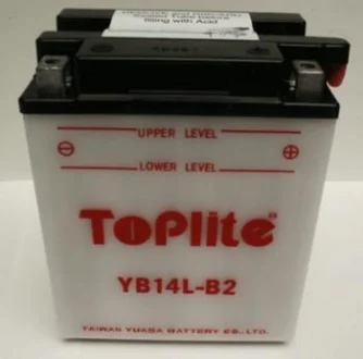 Мотоакумулятор TOPLITE YB14L-B2